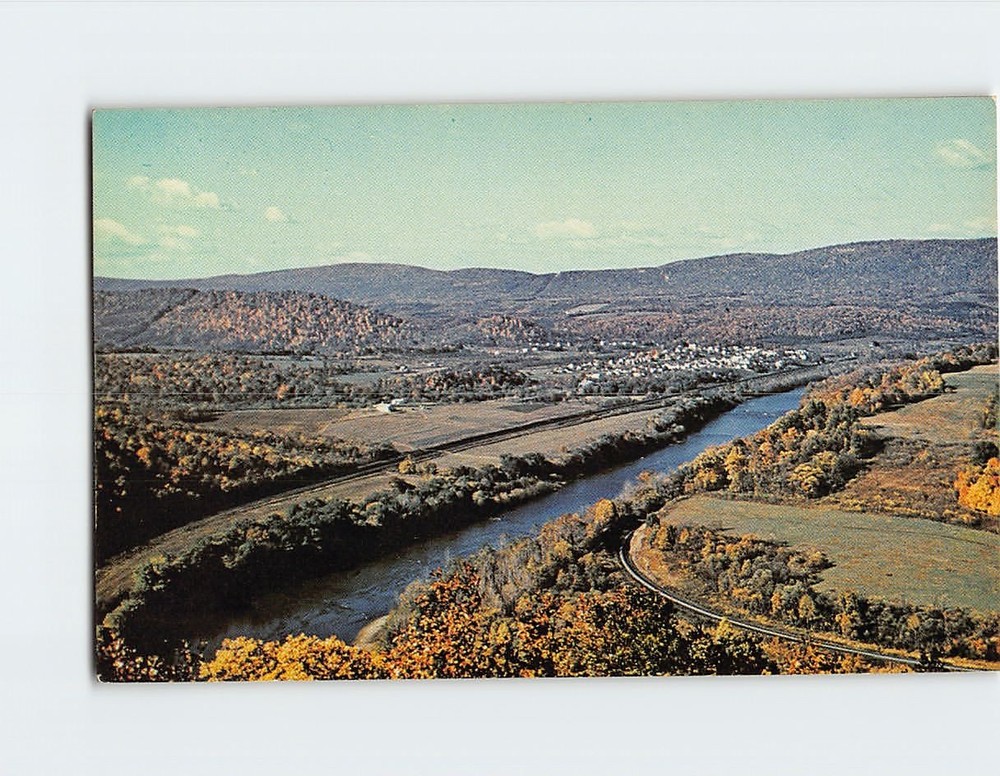 Postcard Panoramic View Prospect Peak West Virginia USA