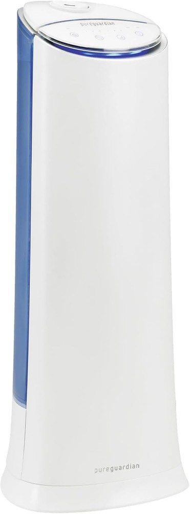 PureGuardian 1.5 Gallon Ultrasonic Warm and Cool Mist Humidifier Blue/White