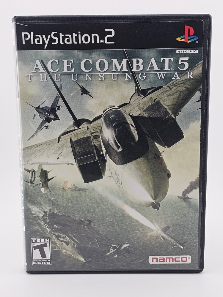 Sony Playstation 2 PS2 Ace Combat 5 The Unsung War CIB Cleaned & Tested-image