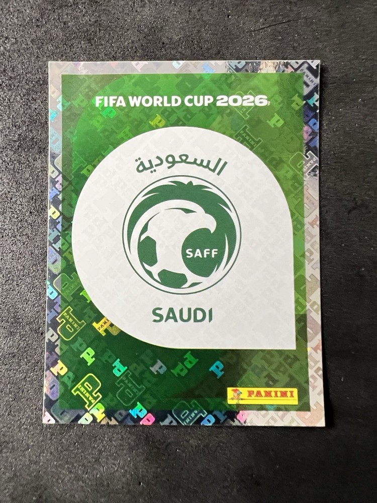 2026 Panini FIFA World Cup #KSA1 Team Logo - Saudi Arabia FOIL