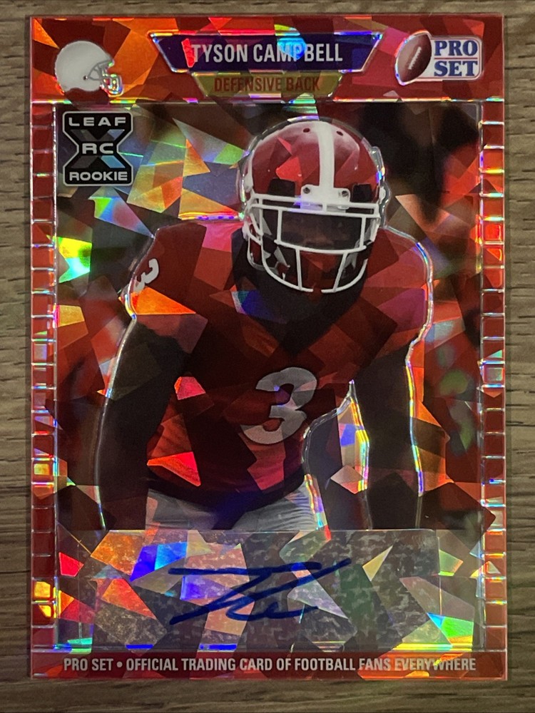 2021 Leaf Pro Set Metal Crystals Red Tyson Campbell /50