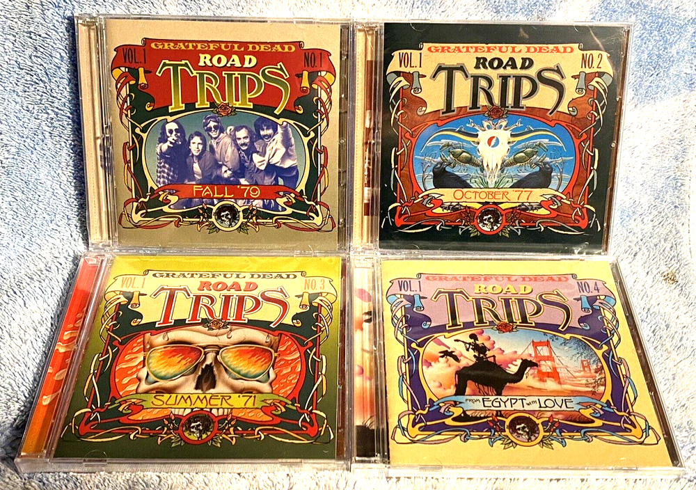Grateful Dead Road Trips Vol 1-4 8-CD Set 72 Live 70s Tracks SEALED