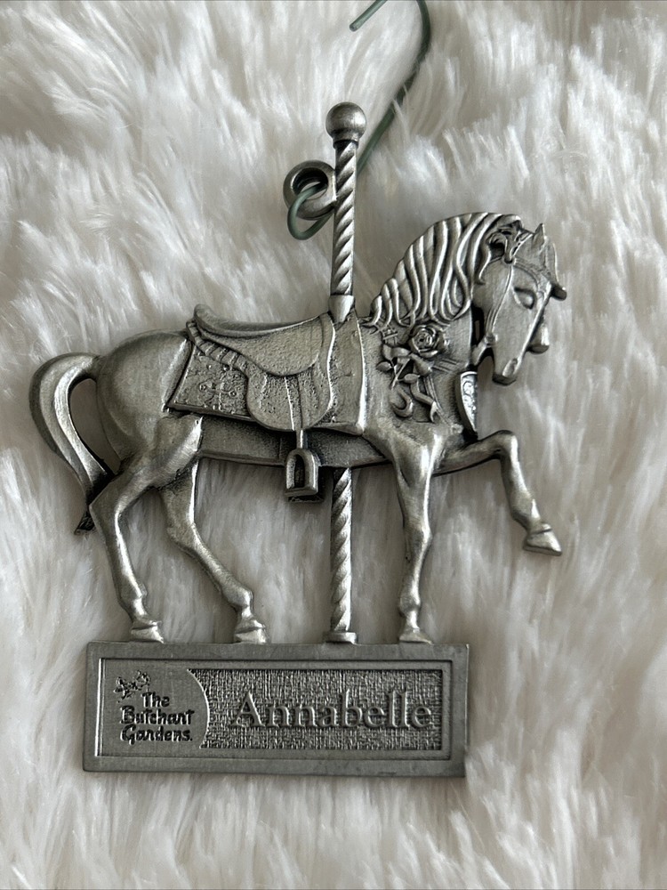 Annabelle metal ornament the Burchart garden Carousel VTG