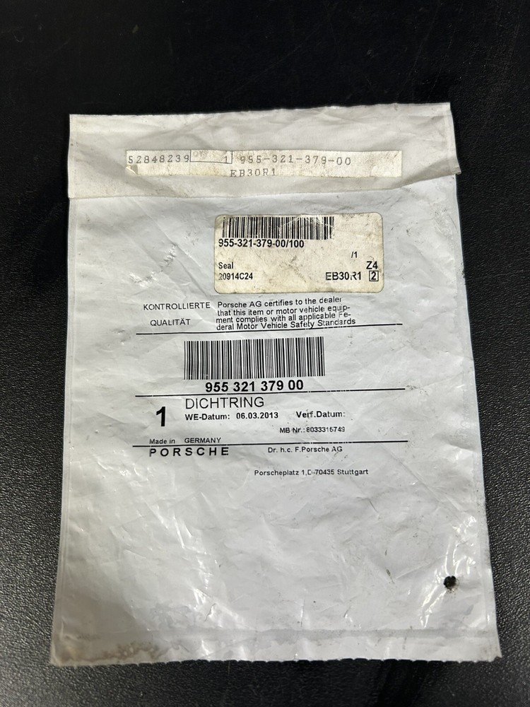 GENUINE PORSCHE Auto Trans Fill Plug Gasket 95532137900 Porsche Cayenne