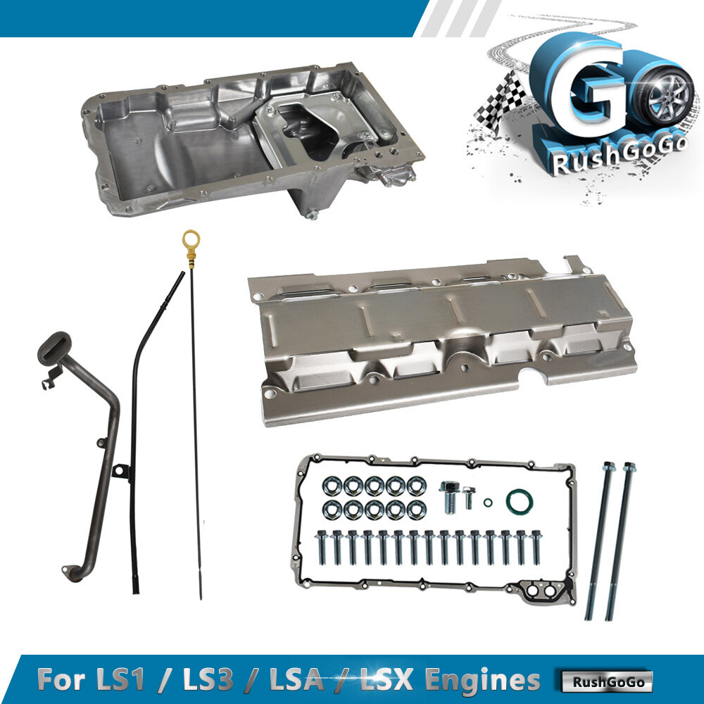 Muscle Car Engine Oil Pan Kit New Fit For LS1 / LS3 / LSA / LSX Engines 19212593