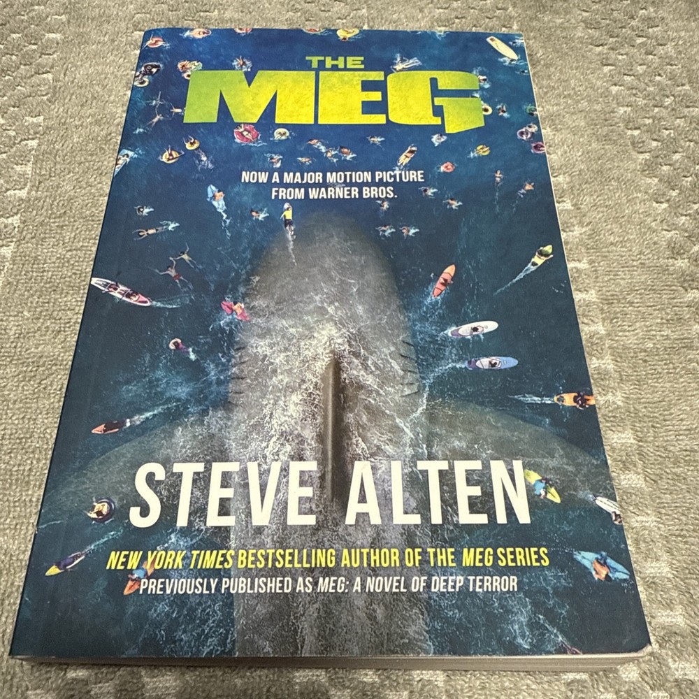 Meg Movie Tie-In by Steve Alten (2018, Trade Paperback)