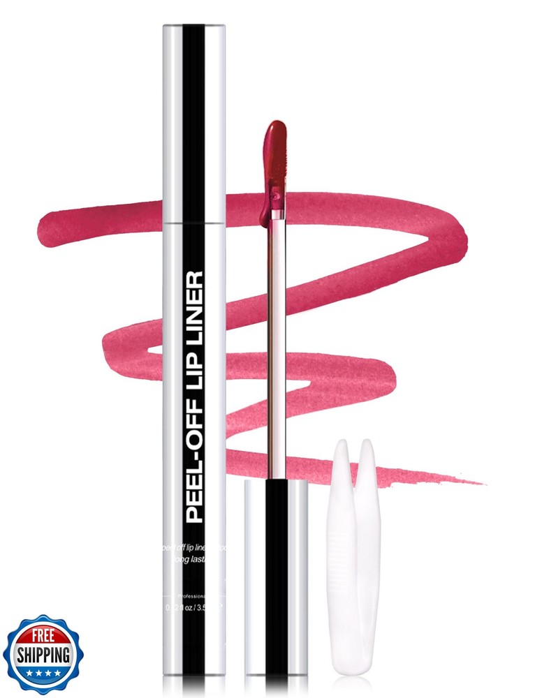 Erinde Long Lasting Peel Off Lip Liner Stain with Tweezer