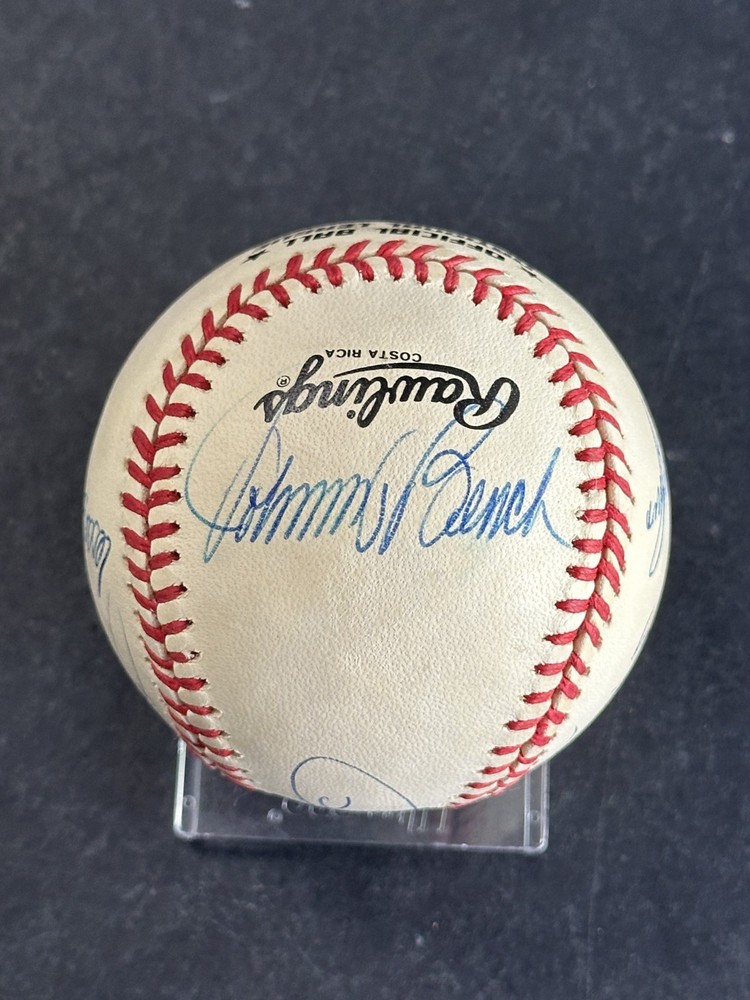 BIG RED MACHINE Signed Baseball Rose Concepcion Perez Morgan Bench+3 PSA/DNA LOAPROBSTEIN is actively accepting consignments !!