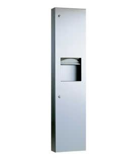 Bobrick B-38032 TrimLineSeries Semi-Recessed Paper Towel and - Stainless Steel