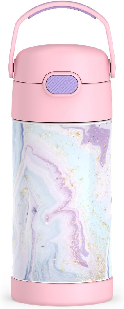 Stainless Steel Kids FUNTAINER Water Bottle with Straw 12oz Vacuum Insulated