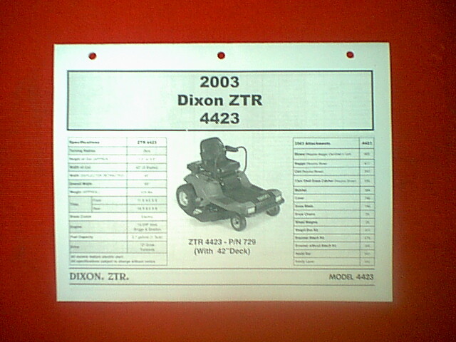 Dixon ZTR 4423 42