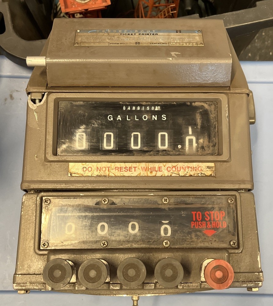Veeder-Root Flow Meter Register with Printer &counter 0788700