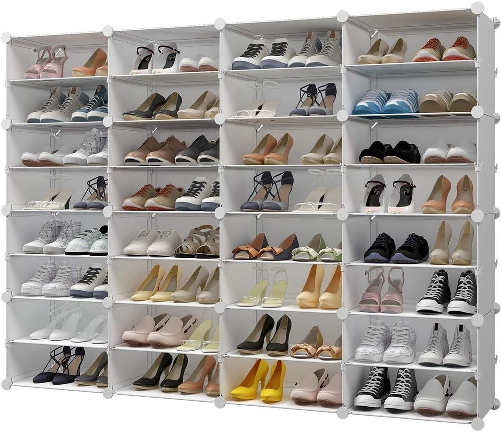 64-Pairs Shoe Organizer Shoe Rack Shoe Tower Storage Cabinet Storage