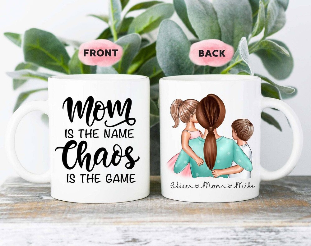 Personalized Mom Mug Mom And Baby Gift Best Mom Gift Mother And Children Mug