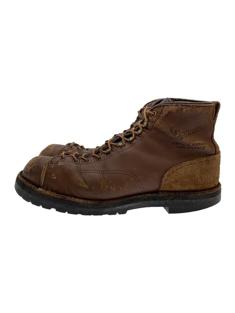 Danner Woodman Lumberjack Boots Brown Mens Size 9.5 Lace Up Work Shoes 12230X