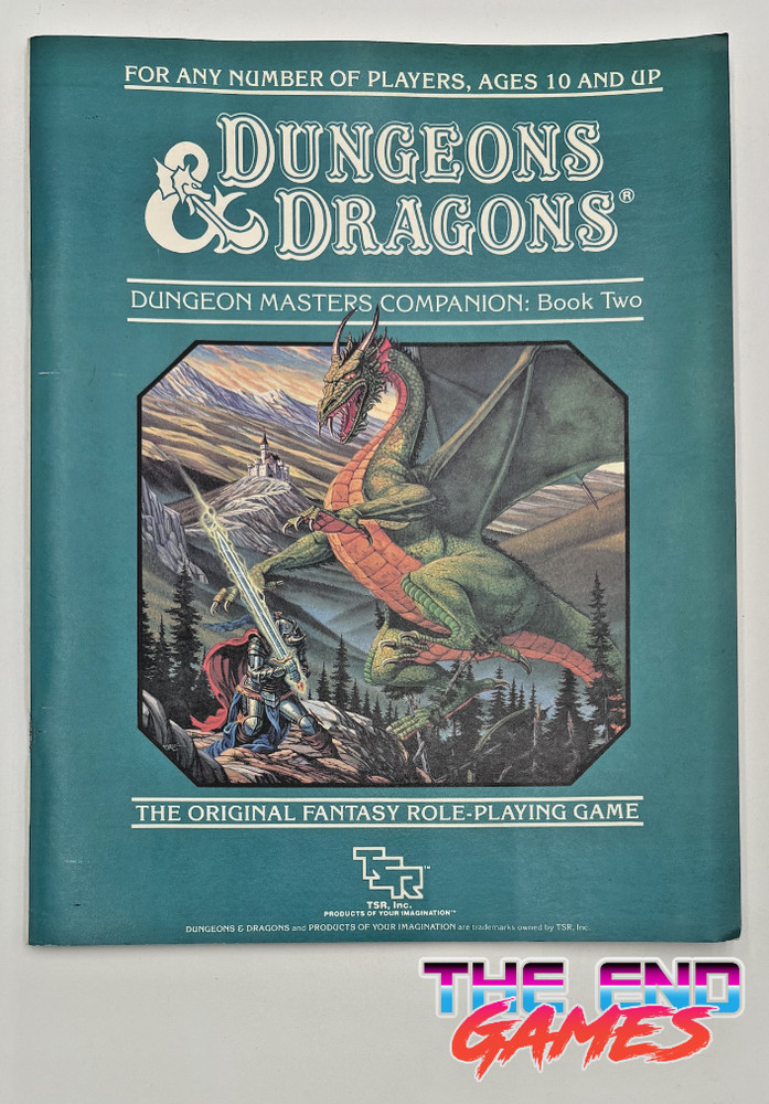 TSR 1984 First Printing Dungeons &Dragons: Dungeon Masters Companion Book 2 Good
