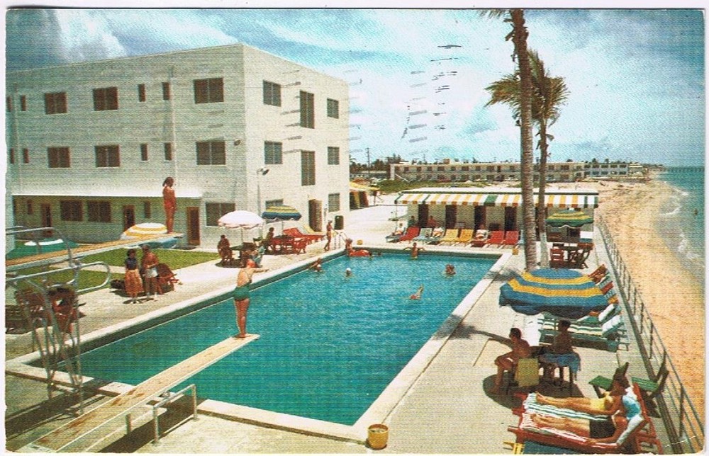 Postcard Kimberly Hotel Miami Beach Florida