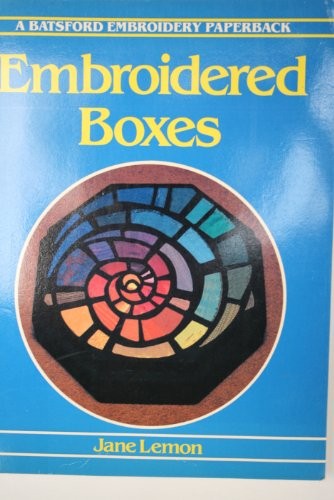 Embroidered Boxes by Lemon, Jane Paperback Book The Fast Free ShippingFREE US DELIVERY | ISBN: 0713445874 | Quality Books