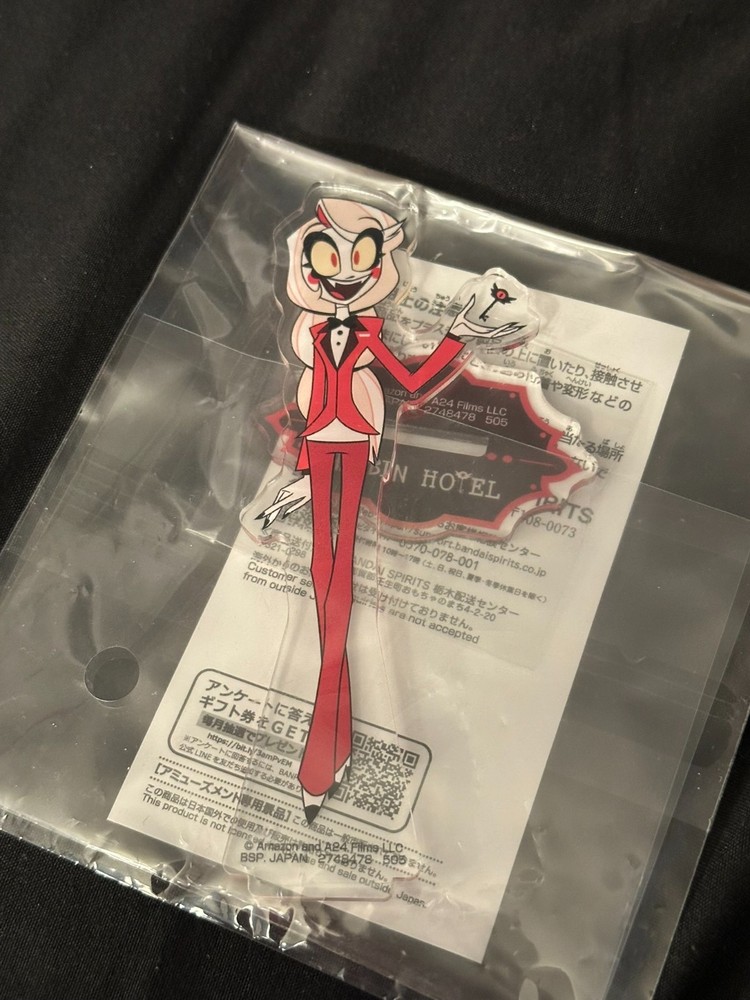 Official Hazbin Hotel Charlie Morningstar Bandai Mini Acrylic Standee NEW