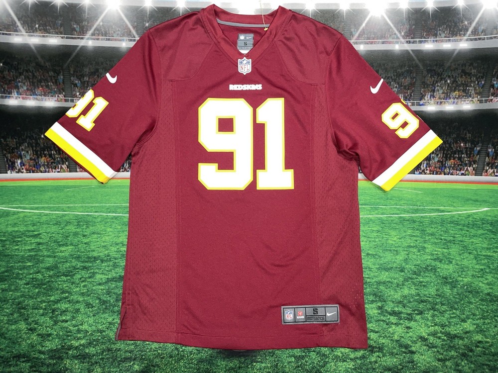 Washington Redskins Ryan Kerrigan #91 Nike Game Jersey Small Used NFL