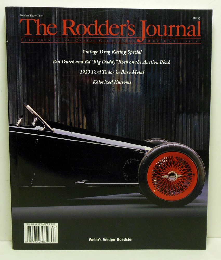 The Rodder's Journal Custom Car Hot Rod Magazine Issue #33
