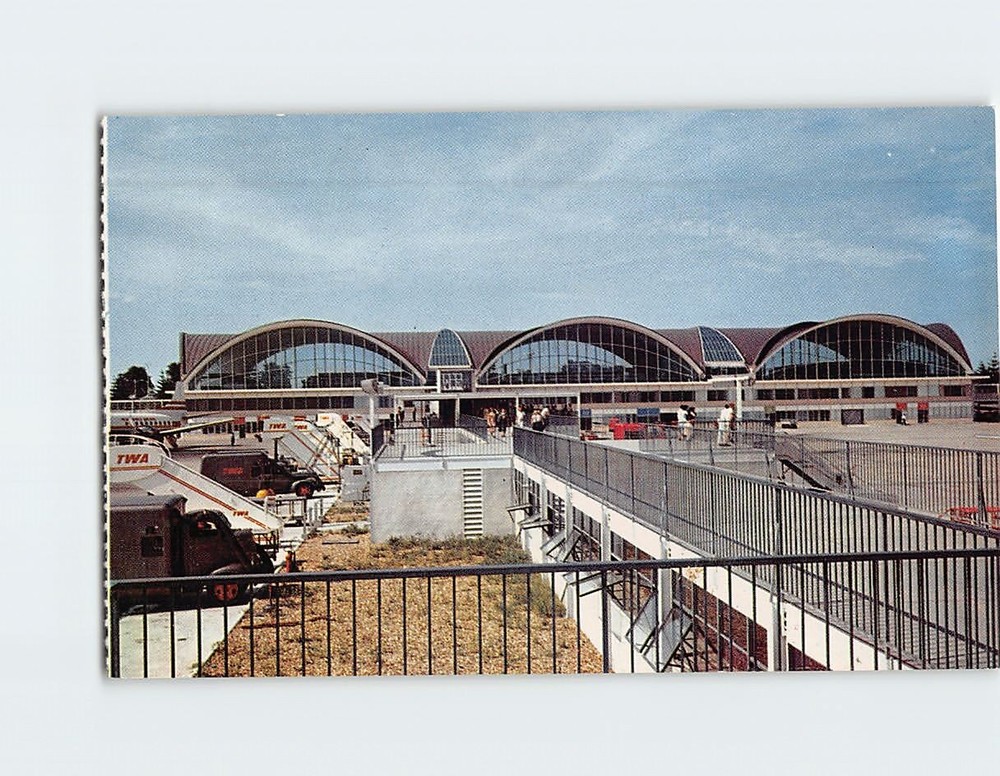 Postcard View of Airport Terminal Building St. Louis Missouri USA
