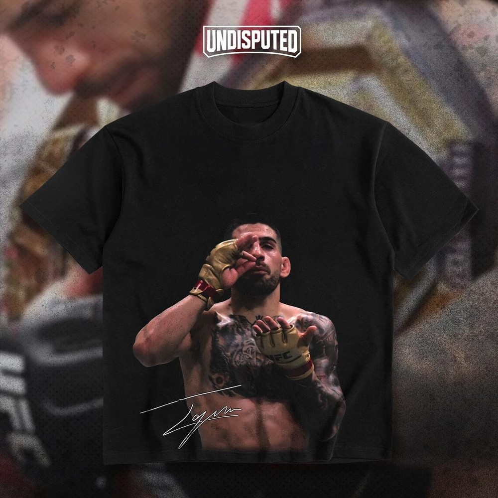 UNDISPUTED Ilia Topuria Tea Celebration UFC Graphic T-Shirt
