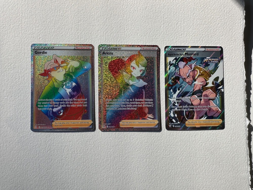 Pokemon TCG SWSH Era Full Art Trainer Card lot of 3
