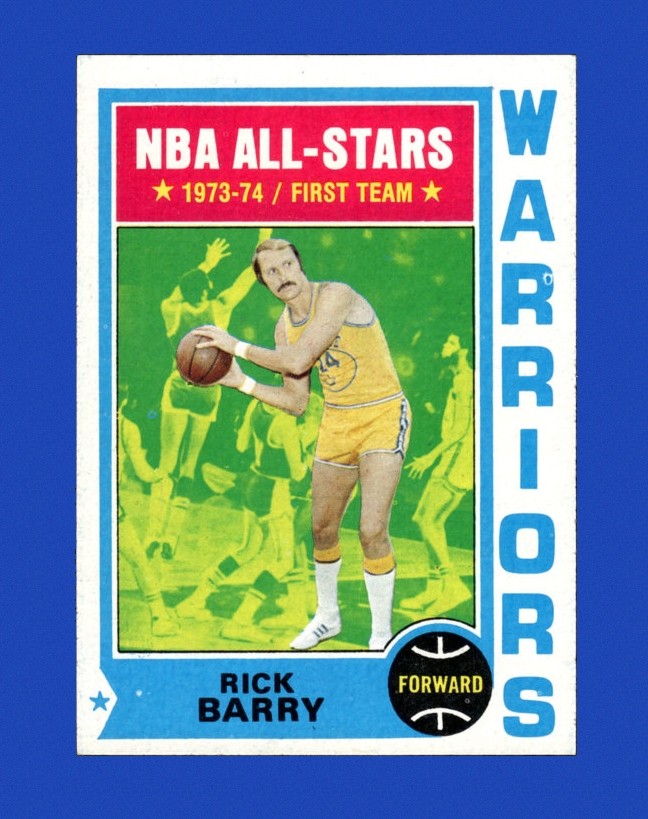 1974-75 Topps Set-Break # 50 Rick Barry NM-MT OR BETTER *GMCARDS*Consign with Greg Morris Cards