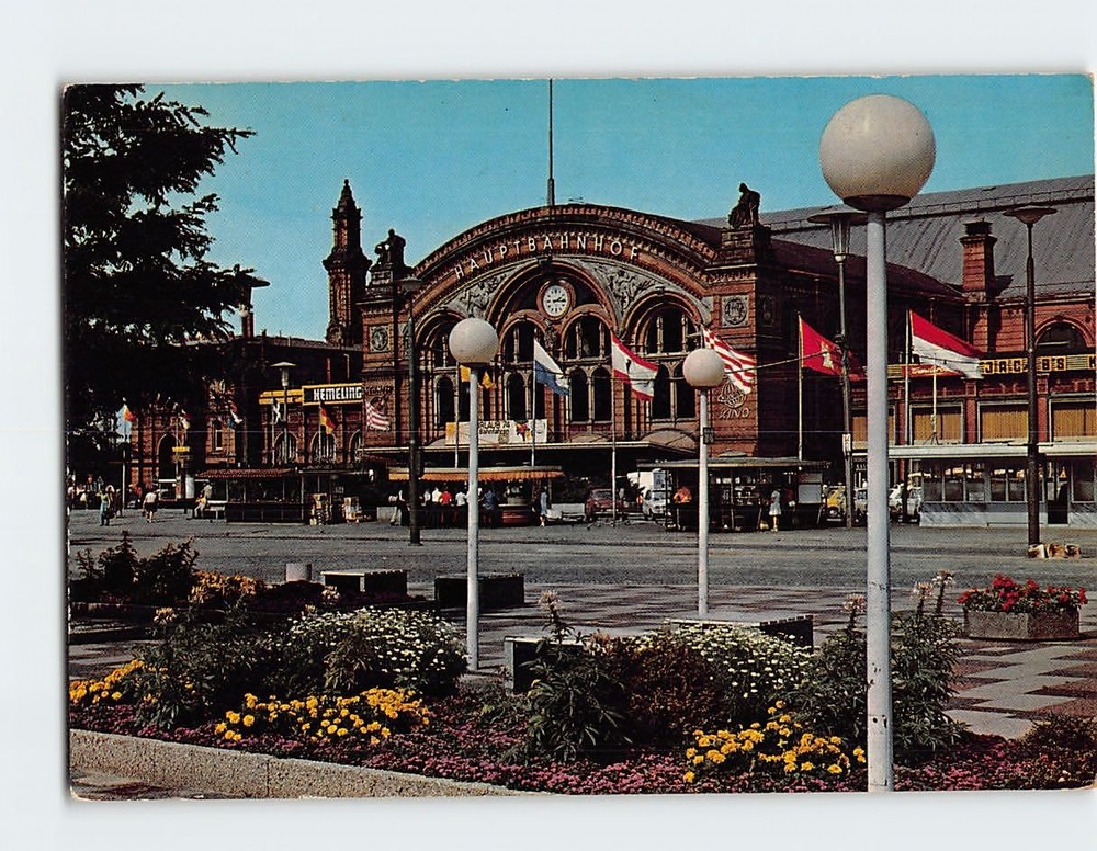 Postcard Hauptbahnhof Bremen Germany