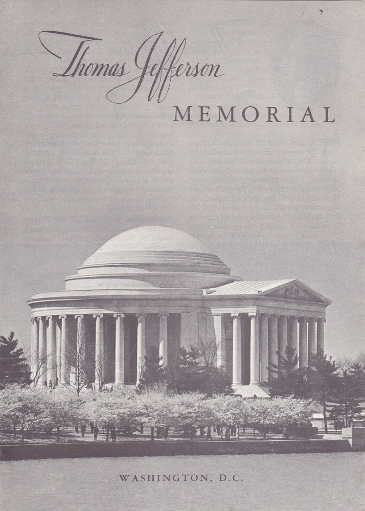 1962 Thomas Jefferson Memorial Brochure