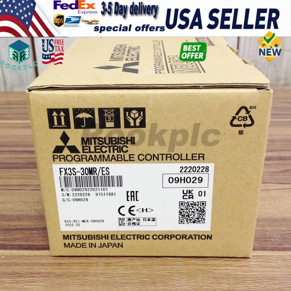 NEW Mitsubishi FX3S-30MR/ES PLC FX3S30MR/ES In Box Expedited Shipping