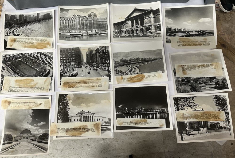 Vintage Chicago Convention Bureau Photo Archive 1940s–50s City Landmarks