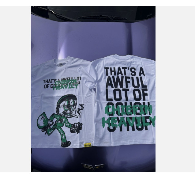 Brand New Authentic Awful Lot Of Cough Syrup Chiefin Heavily Tee SIZE XL