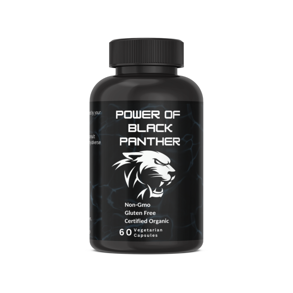 Power of Black Panther 60 Capsules Incresae Libido Improves stamina & Man Health