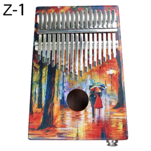 Wood Mahogany Thumb Piano Instrument 17 Key Kalimba Thumb Piano 100% New