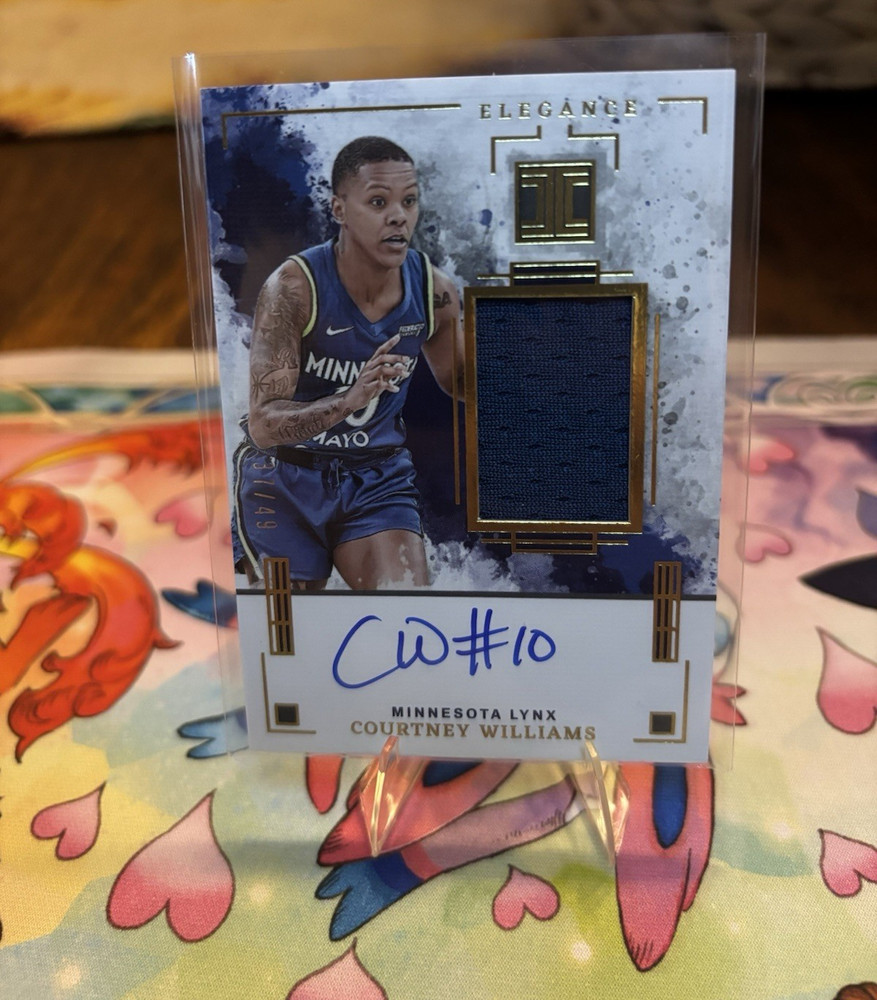 Panini 2025 Impeccable WNBA Courtney Williams Elegance Auto Gold /49 EJA-CW