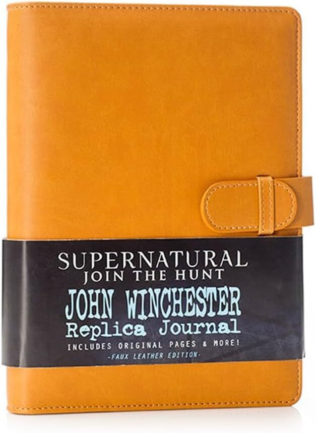 Supernatural John Winchester Replica Faux Leather Journal Official Diary Entries