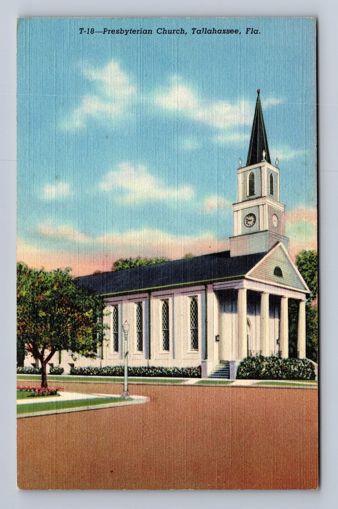 Tallahassee FL-Florida Presbyterian Church Vintage Postcard