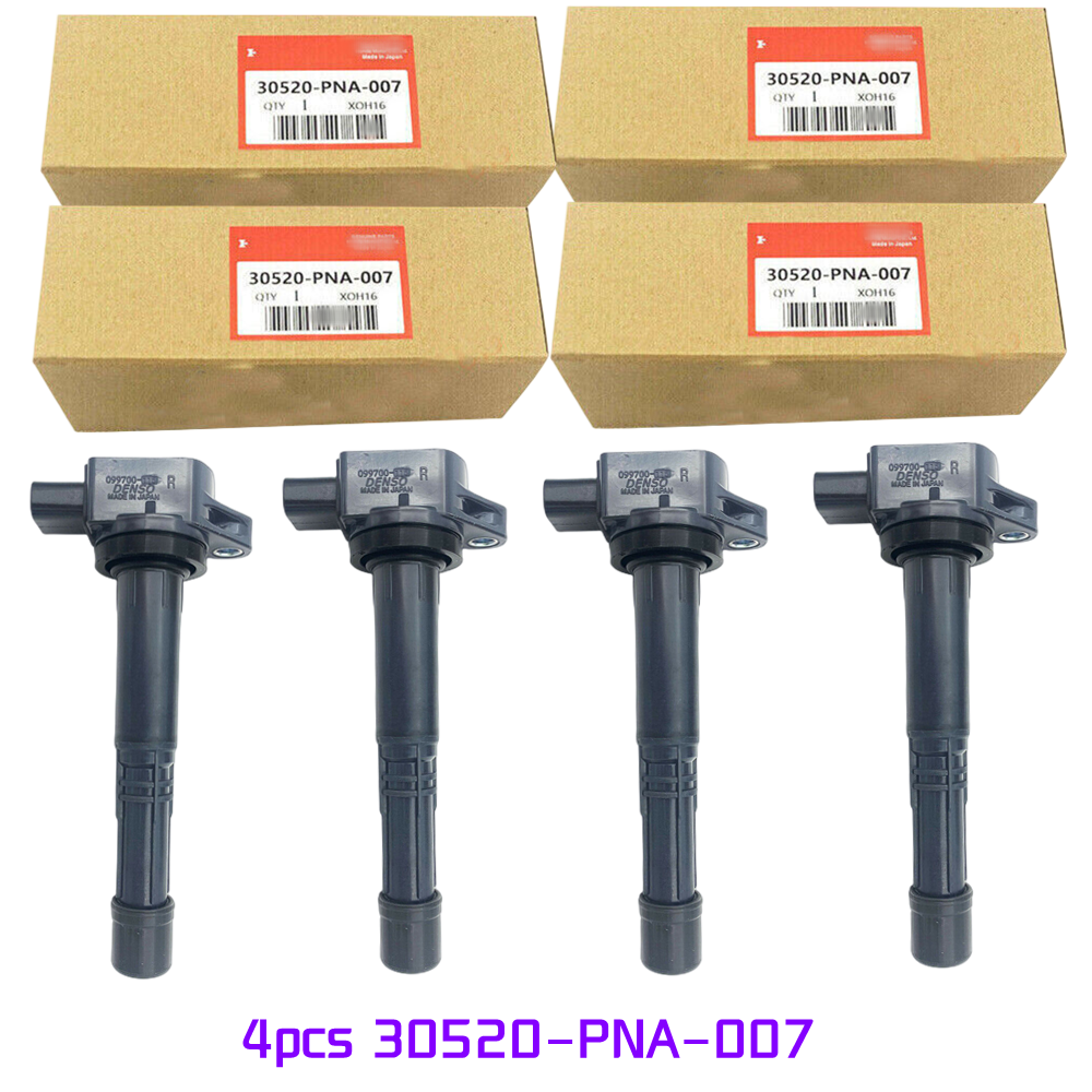 4PCS 30520-PNA-007 Ignition Coil Fits For Honda S2000 2004-2005