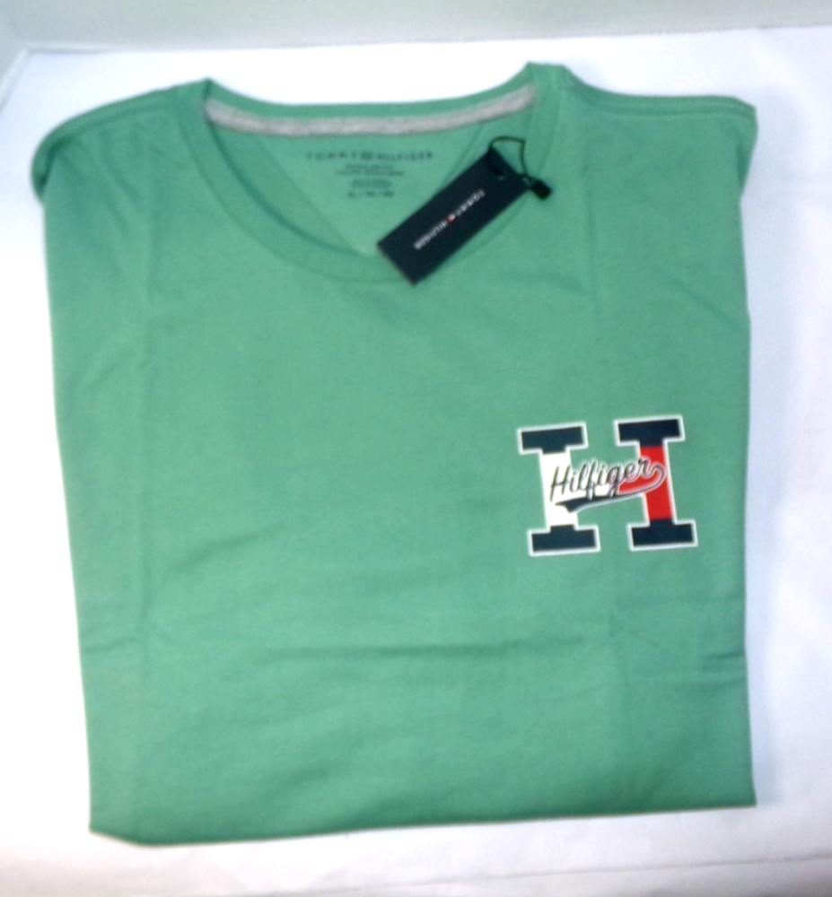 Nwt Mens Tommy Hilfiger Xxl S/S T-Shirt~Green