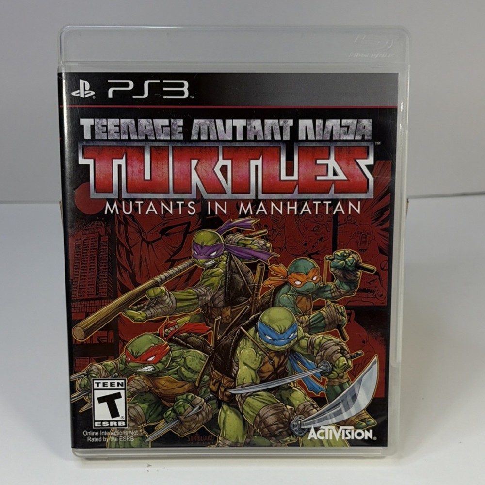 Activision TMNT Mutants in Manhattan PS3 Action 2016 T NTSC-U Multiplayer