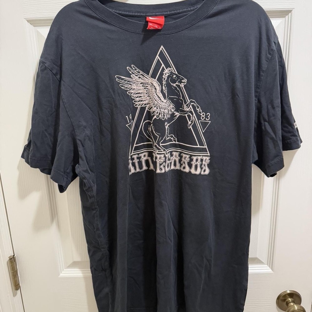 Nike Air Pegasus Shirt Limited Black Pre Owned Rare XXL Mens 1983