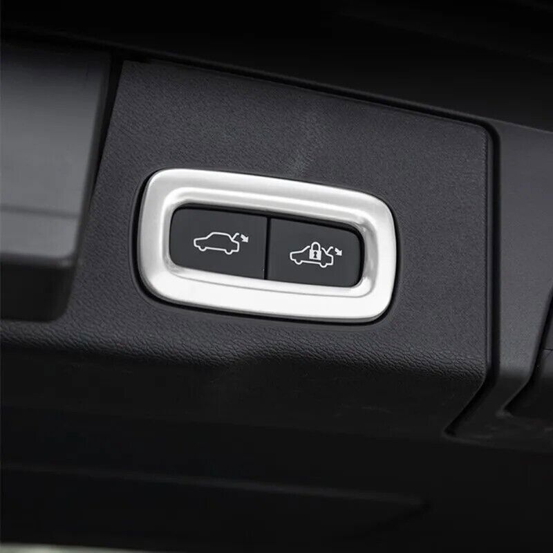 Car Trunk Switch Button Frame Decor Tail Box Control Trim For Volvo XC60 2018-20