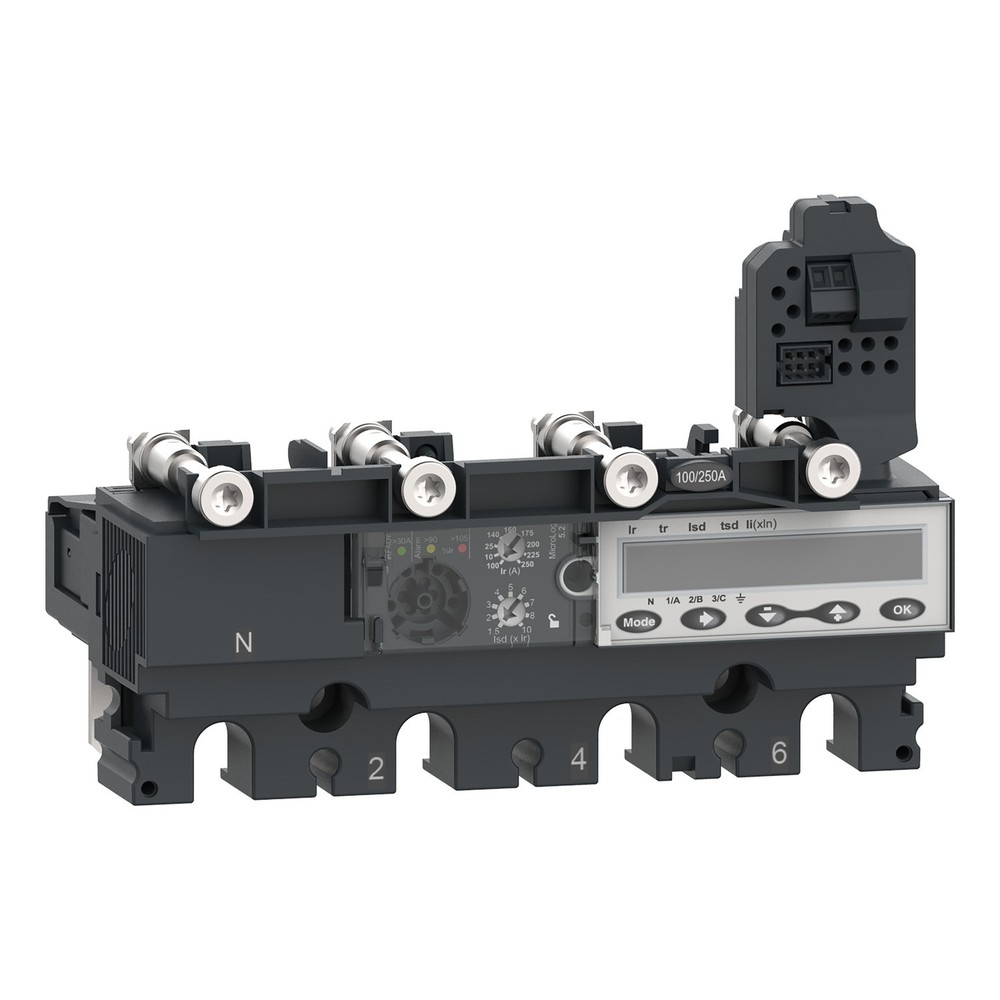 Schneider C1045E100 - Trip unit MicroLogic, rating 100A, 4 poles 4d