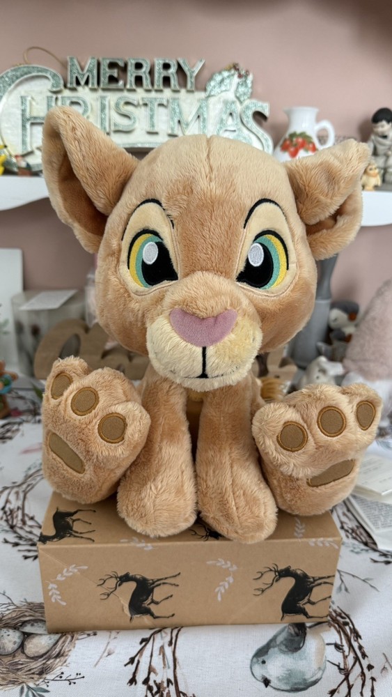 Disney Parks Big Feet The Lion King 10” Simba Stuffed Animal Plush