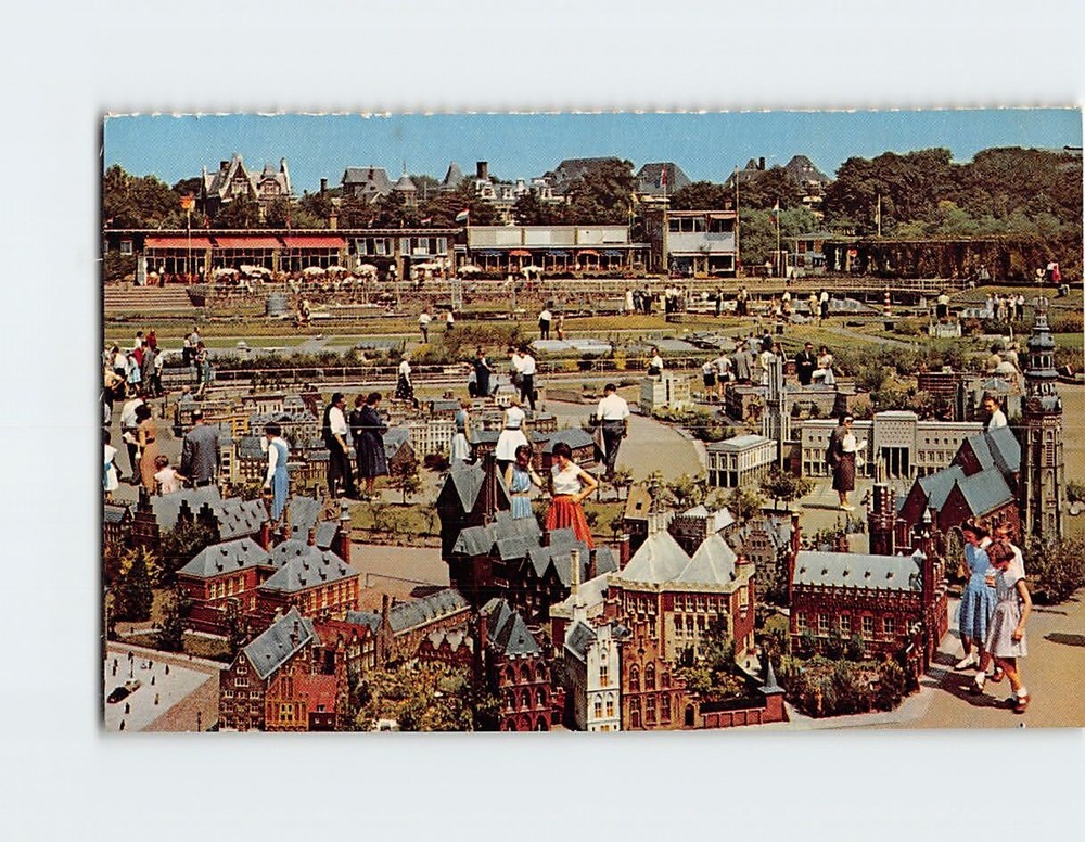 Postcard Madurodam At The Hague Netherlands