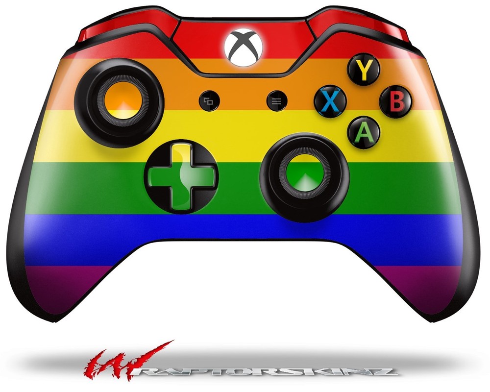 Rainbow Stripes Skin for XBOX One Controller