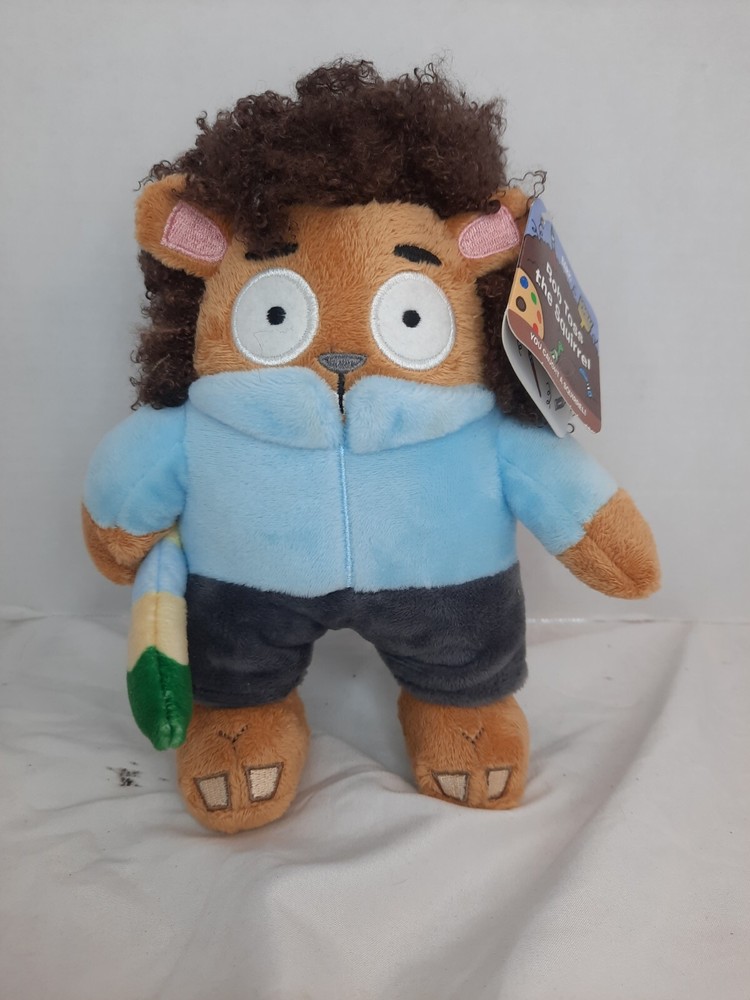 Bark Box Bob Toss Squirrel Academy Of Fine Arfs Squeak Plush Dog Toy Ross Artist-image