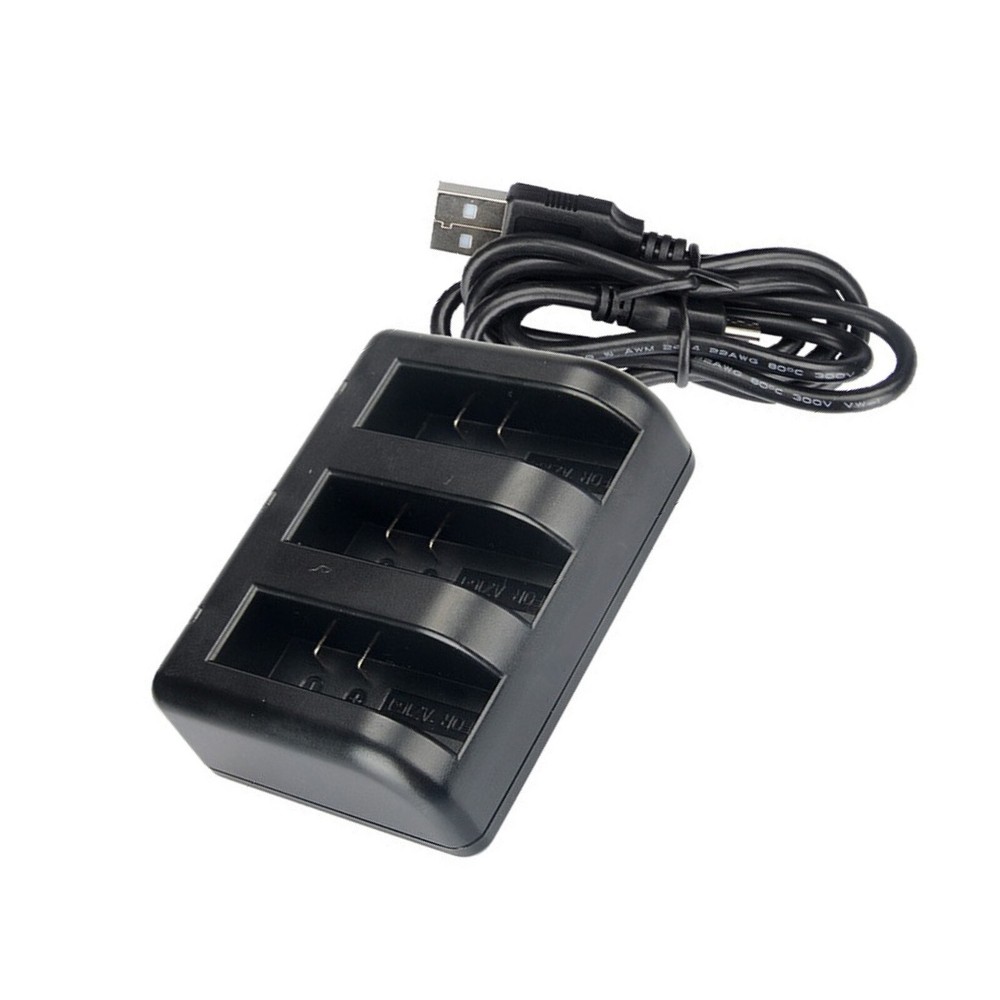 5V Charger Dock Stand With Micro USB Cable For Xiaomi Yi 4K II Action Camera